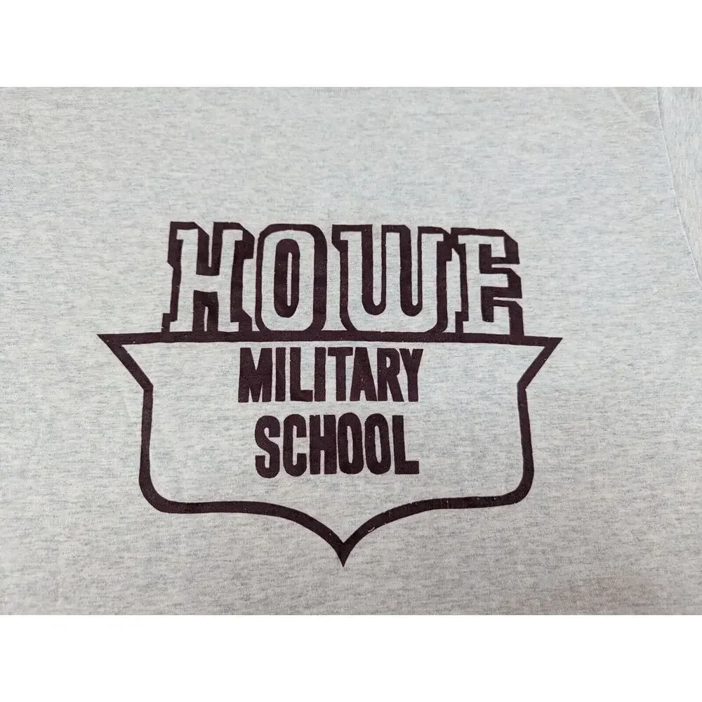Vintage Howe Military School Shirt Fruit of the‎ Loom Best Large - Picture 2 of 10